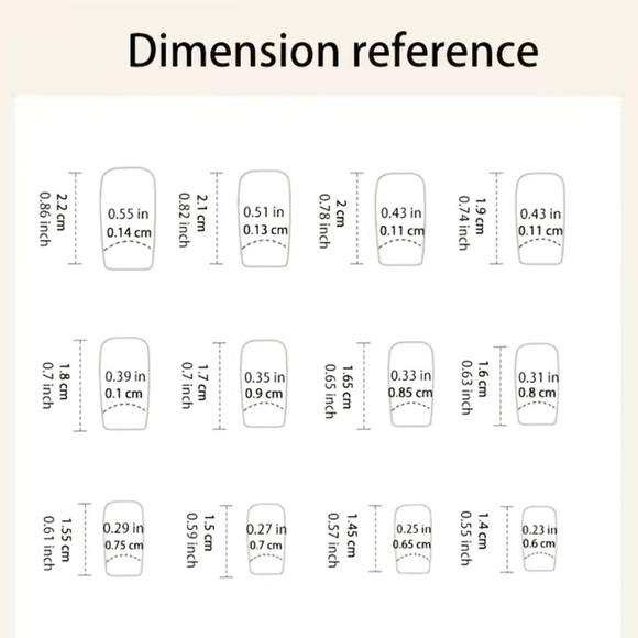 Acrylic Square Tip Flower Fantasy Medium Length Manicure Nails Professional - Picture 3 of 6